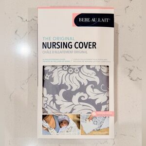 Bebe au Lait Floral Nursing Cover in “Chateau Silver”